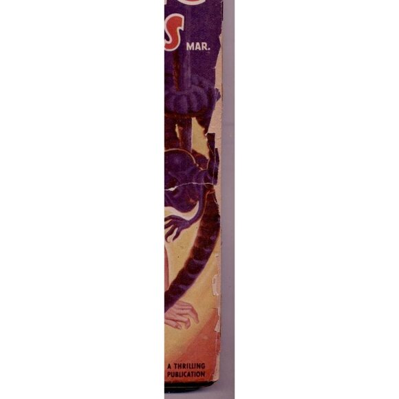 Startling Stories Mar 1946 Sci-Fi Pulp • Valley of the Flame • Belknap Long - Picture 5 of 10